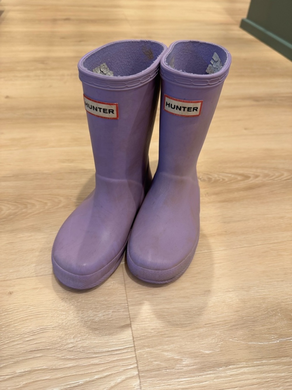 Hunter Kids Lavender Purple Rain Boots